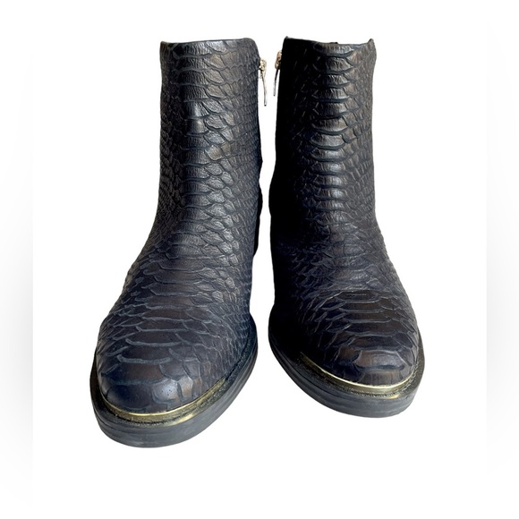 Enzo Angiolini Leather Ankle Boots - Picture 3 of 5